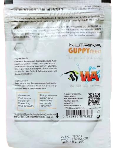 WA Nutrina Guppy Feed | 25g