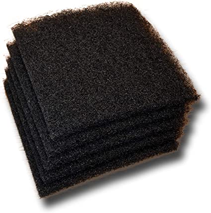 Black Coarse Pond Sponge Loose